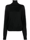 Cassandre Turtleneck Black - SAINT LAURENT - BALAAN 2