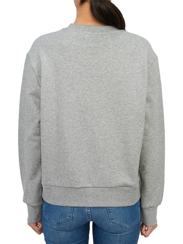 Elisa Logo Print Sweatshirt Grey - A.P.C. - BALAAN 6