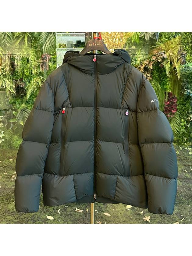 hooded padded down jacket UW1266V0389B03 - KITON - BALAAN 2