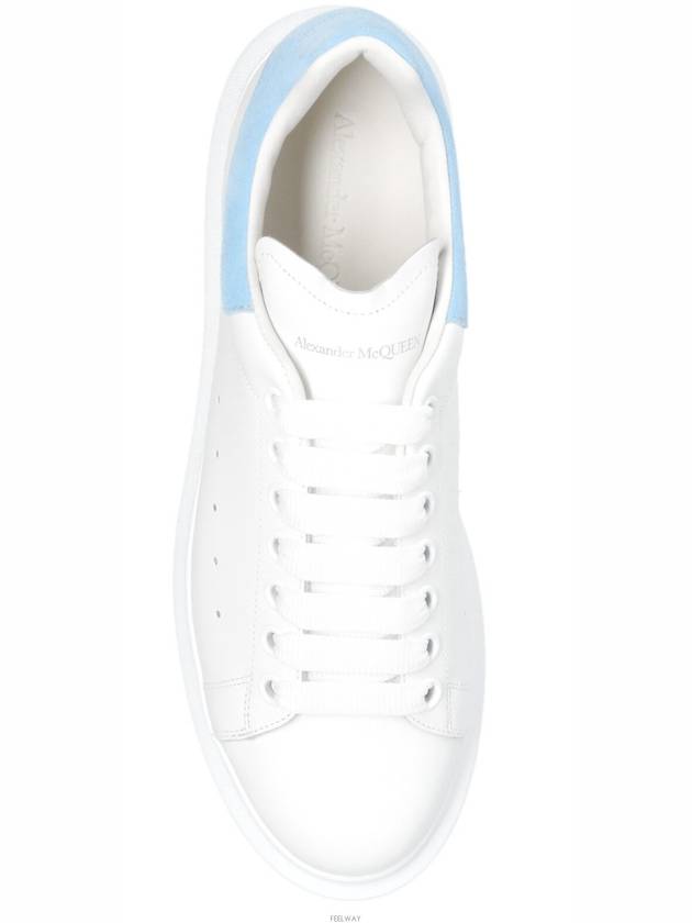 Oversized Low Top Sneakers White Powder Blue - ALEXANDER MCQUEEN - BALAAN 4