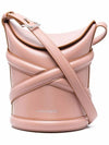 The Curve Small Bucket Bag Rose - ALEXANDER MCQUEEN - BALAAN 1