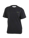 gradient blur arrow short sleeve t-shirt black - OFF WHITE - BALAAN 2