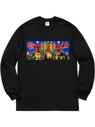 Gilbert & George Death After Life Long Sleeve T-Shirt Black Gilbert & George Death After Life L S T Shirt Black - SUPREME - BALAAN 1