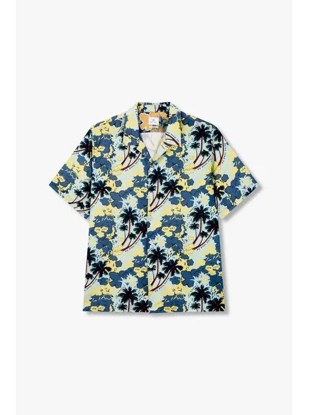 PS Men s Palm Tree Casual Fit Shirt Mint - PAUL SMITH - BALAAN 1