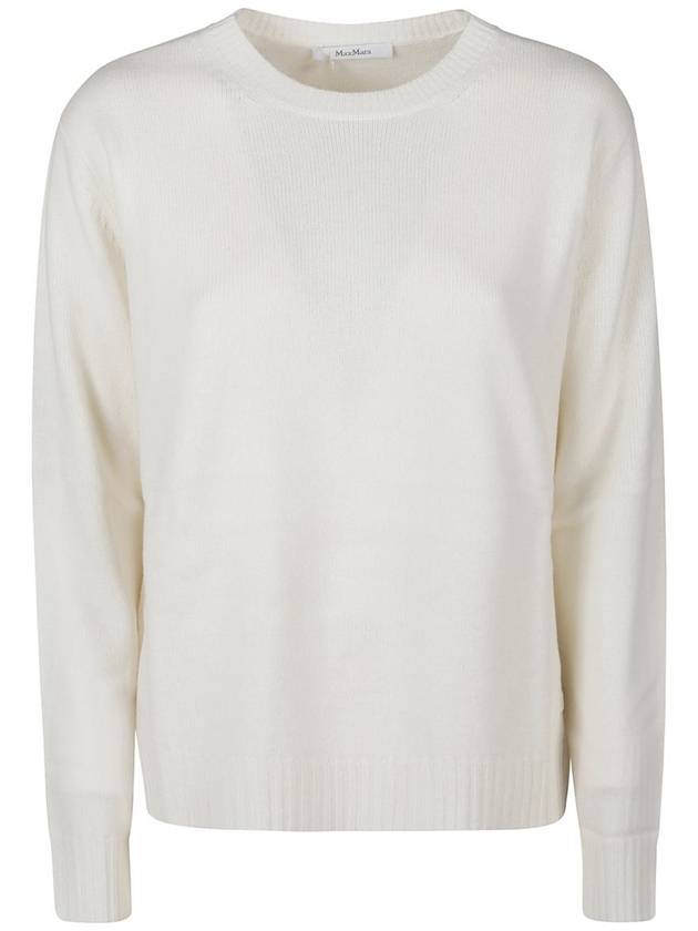 Viglio crew neck long sleeve knit top sand - MAX MARA - BALAAN 2