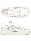 VL7N Band Leather Low Top Sneakers White - VALENTINO - BALAAN 2