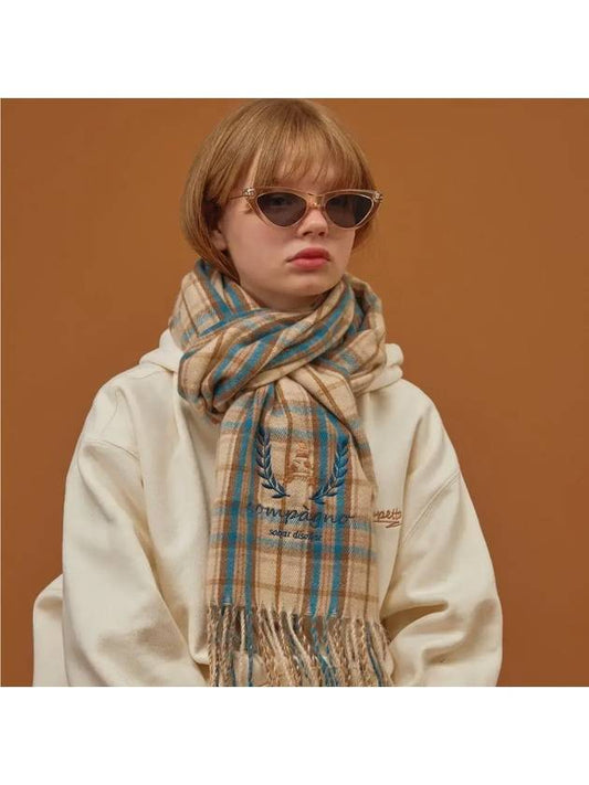 Heritage Check Muffler Beige - CPGN STUDIO - BALAAN 1