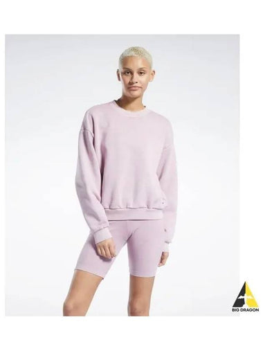 CL RBK ND FT Sweatshirt Light Pink HK6948 - REEBOK - BALAAN 1