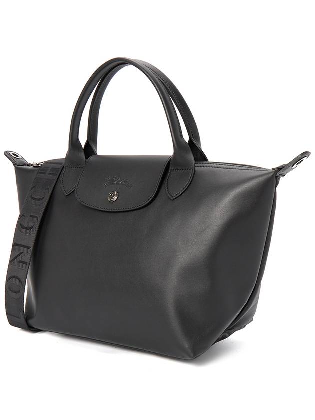 Le Pliage Xtra Leather Tote Bag Black - LONGCHAMP - BALAAN 3