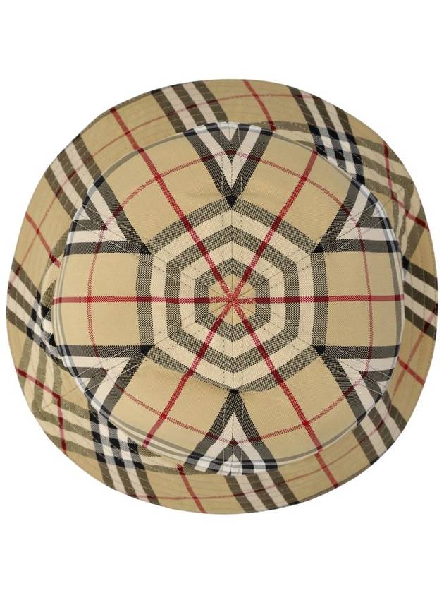 Vintage Check Nylon Bucket Hat Archive Beige - BURBERRY - BALAAN 4