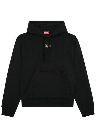 S Macs Logo Hoodie Black - DIESEL - BALAAN 2