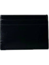 Tiny Monogram Shiny Leather Card Case Black - SAINT LAURENT - BALAAN 3