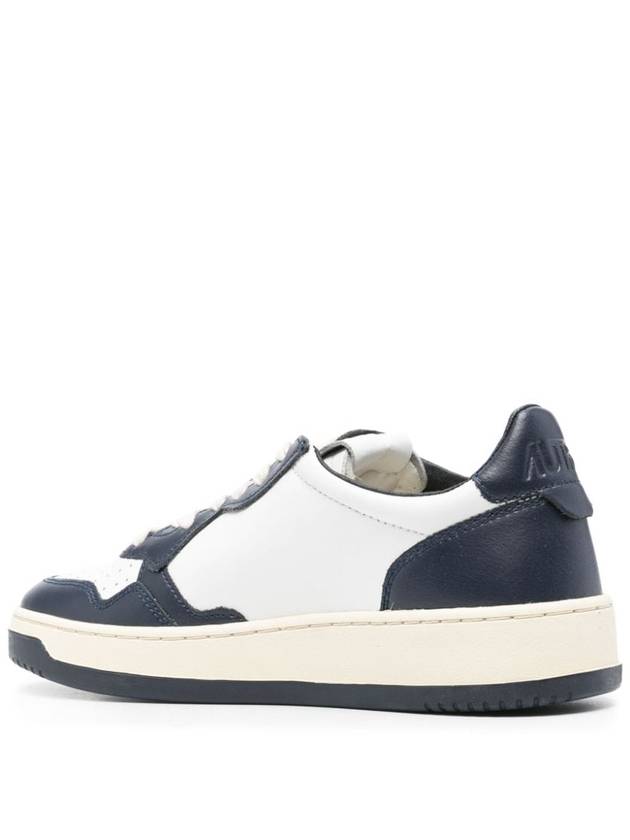 Medalist Goatskin Low Top Sneakers White Navy - AUTRY - BALAAN 4