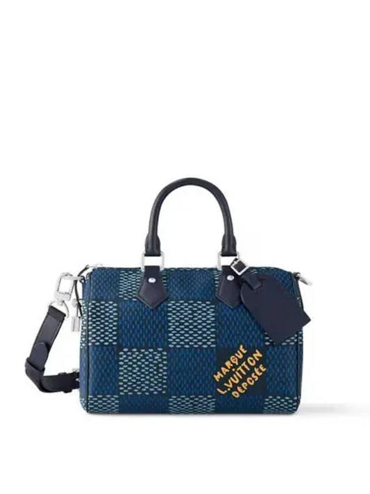 Speedy 25 Bandouliere Tote Bag Blue - LOUIS VUITTON - BALAAN 2