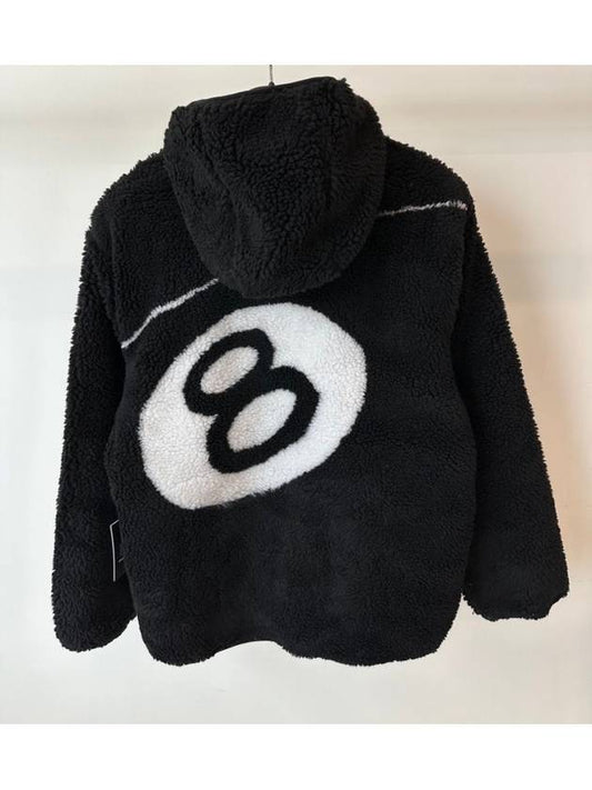 AU Australia 8BALL SHERPA Reversible Jacket ST0M0474 Black MENS S M L - STUSSY - BALAAN 1