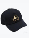 Metal Logo Icon Gold Ball Cap Black - MOOSE KNUCKLES - BALAAN 2