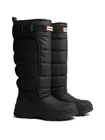 UNISEX Intrepid Buckle Tall Snow Boots Black WFT2000NYRBLK - HUNTER - BALAAN 1