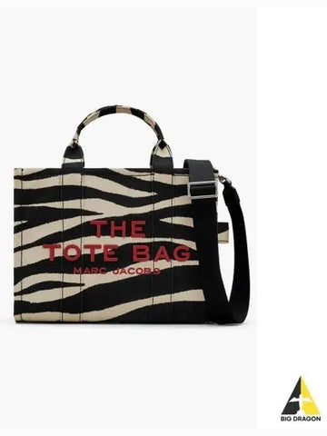 Zebra Canvas The Medium Tote BlackWhite MBBAW24028BKX - MARC JACOBS - BALAAN 1