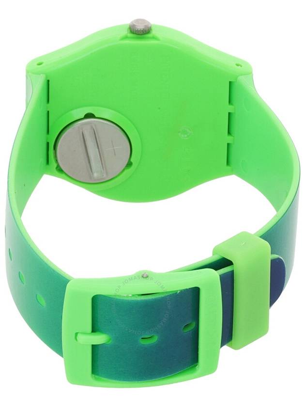 Swatch Fluo Quartz Green Dial Unisex Watch GZ216 - SWATCH - BALAAN 3