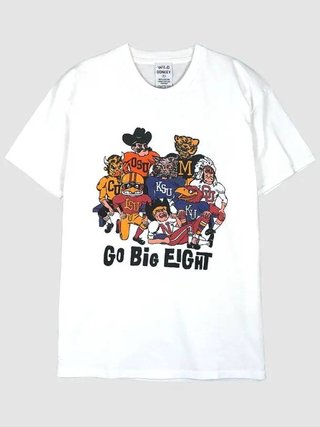 Big Eight Short Sleeve T-Shirt White - WILD DONKEY - BALAAN 2