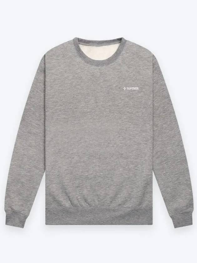 Denimo brushed sweatshirt gray - SUPENER - BALAAN 1