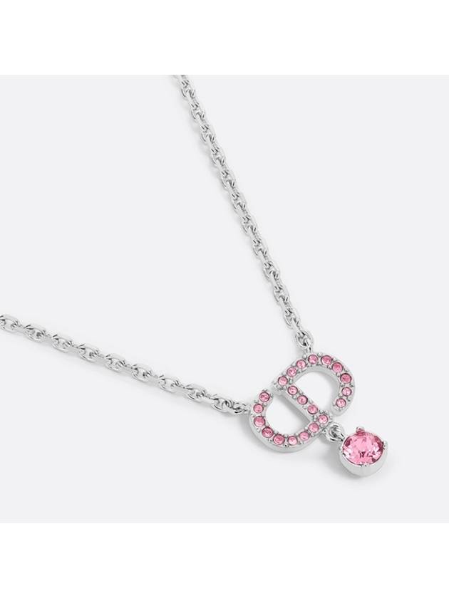 Petit CD Crystals Necklace Silver - DIOR - BALAAN 3