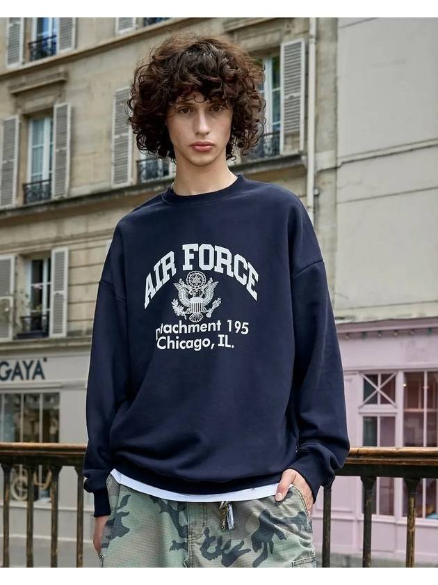 Air Force Sweatshirt Navy - FLUKE - BALAAN 1