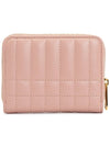 Quilted Lola Leather Card Wallet Pink - BURBERRY - BALAAN 3