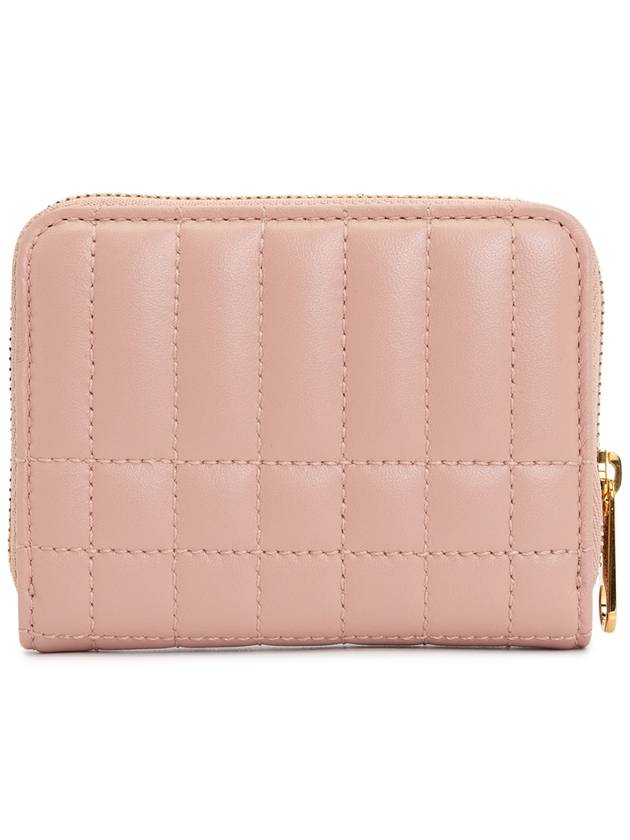 Quilted Lola Leather Card Wallet Pink - BURBERRY - BALAAN 3