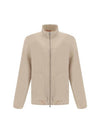 High Neck Track Zip-Up Jacket Beige - BRUNELLO CUCINELLI - BALAAN 2