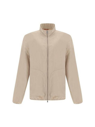 High Neck Track Zip-Up Jacket Beige - BRUNELLO CUCINELLI - BALAAN 2