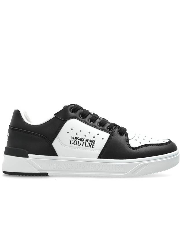 Versace Jeans Couture Sneakers With Logo, Men's, Black - VERSACE - BALAAN 1