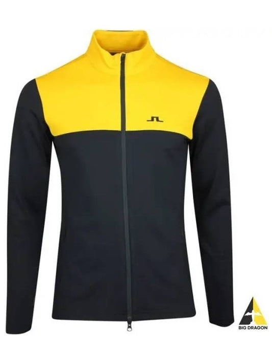 Banks mid layer zip-up jacket yellow black - J.LINDEBERG - BALAAN 2