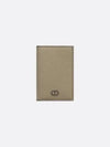 CD Icon Grained Calfskin Card Wallet Beige - DIOR - BALAAN 2