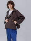 SINGLE HALF JACKETBROWN - PAGE STUDIO - BALAAN 5