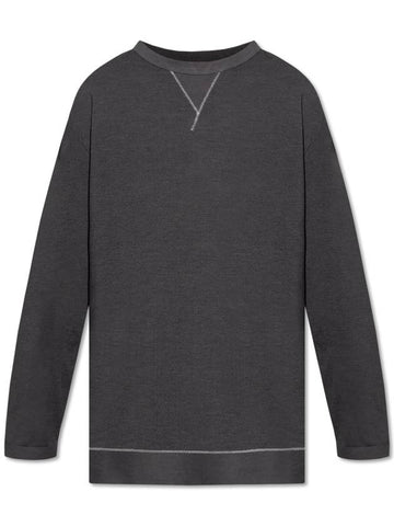 Y-3 Long Sleeve T-Shirt, Unisex, Grey - Y-3 - BALAAN 1