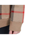 Check Cotton Jacquard Hoodie Beige - BURBERRY - BALAAN 7