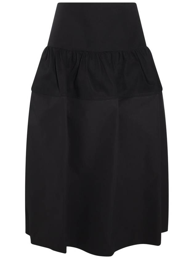 23 fw Black Cotton Skirt J03MA0129JTN269001 B0480738813 - JIL SANDER - BALAAN 2