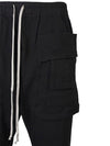 Dark Shadow Drawstring Cargo Baggy Pants Black - RICK OWENS - BALAAN 8