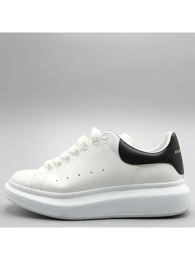 553680 White Leather Black Tab Oversole Men s Sneakers 40 265MM - ALEXANDER MCQUEEN - BALAAN 4