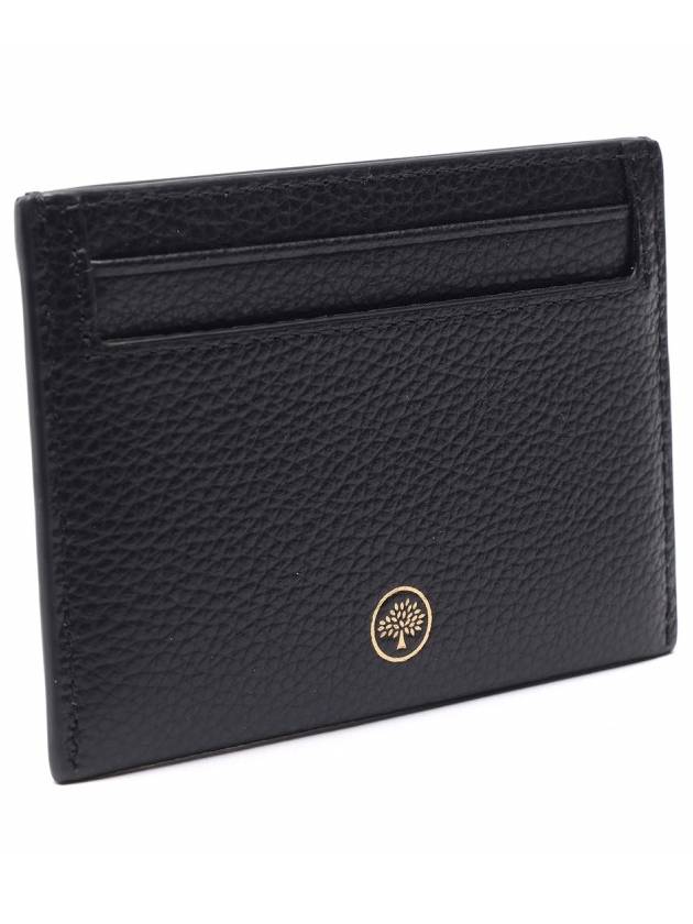 Continental Classic Small Grain Leather Card Wallet Black - MULBERRY - BALAAN 4