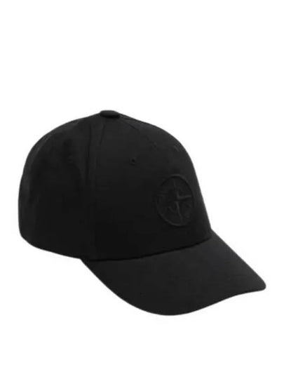 99661 Cotton Rep 6 Panel Ball Cap Black - STONE ISLAND - BALAAN 2