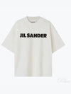 Men's Logo Cotton Short Sleeve T-Shirt White - JIL SANDER - BALAAN 2