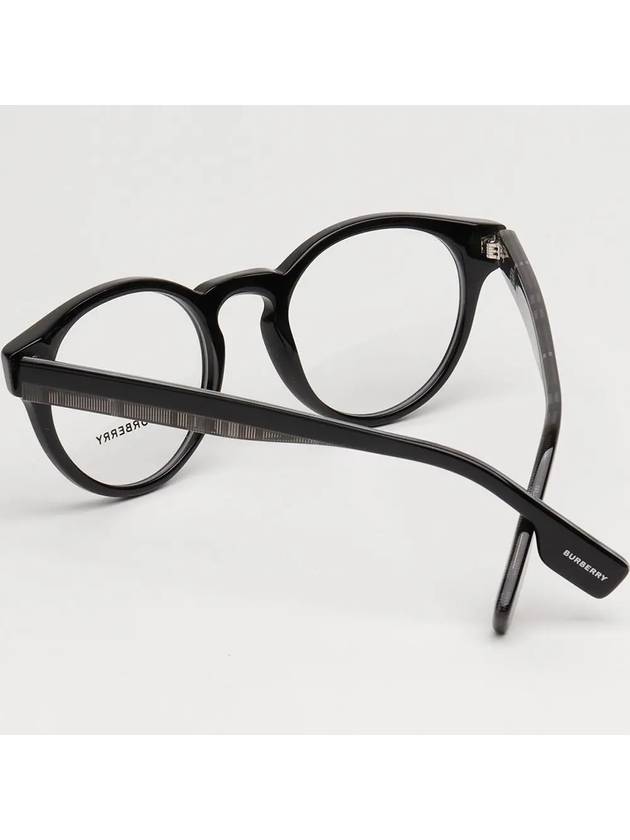 Eyewear Grant Round Eyeglasses Black - BURBERRY - BALAAN 5