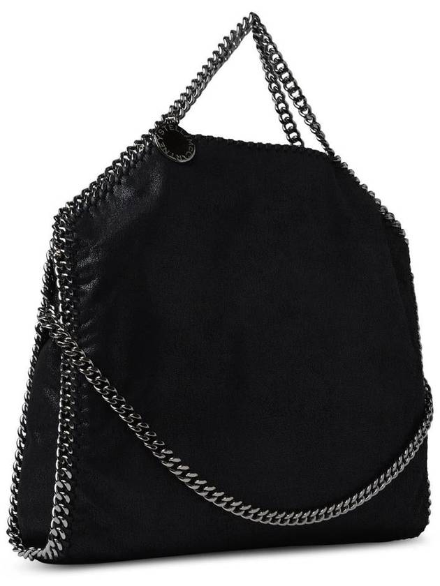 Falabella Fold Over Tote Bag Silver Black - STELLA MCCARTNEY - BALAAN 3