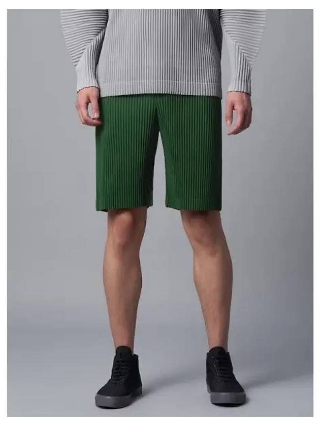 August Shorts Seaweed Green Domestic Product GM0024080580373 - ISSEY MIYAKE - BALAAN 1