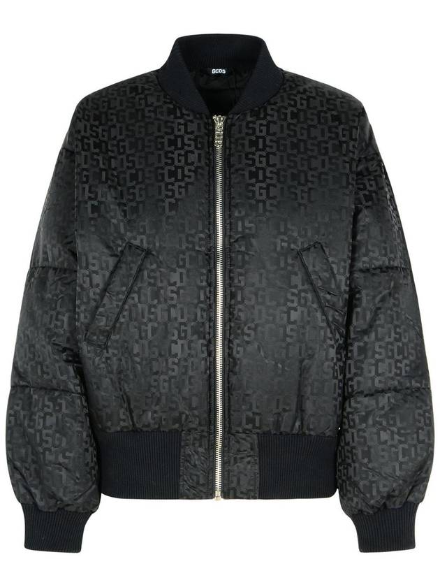 Gcds Black Nylon Bomber Jacket - GCDS - BALAAN 1