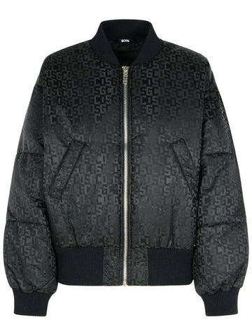 Gcds Black Nylon Bomber Jacket - GCDS - BALAAN 1