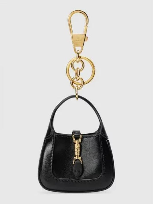 Jackie 1961 Keychain Black Leather 768285AACXV1051 - GUCCI - BALAAN 2