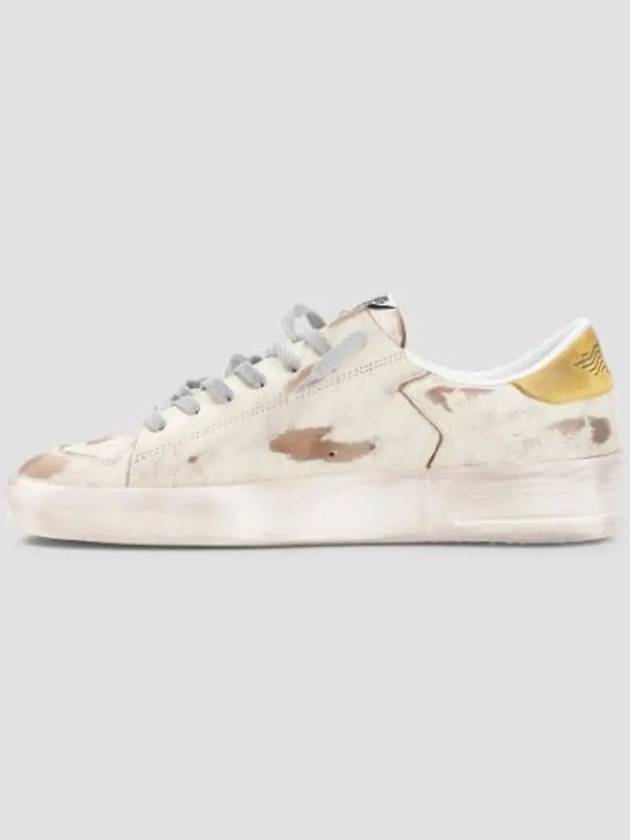 Stardan Leather Low Top Sneakers Off White - GOLDEN GOOSE - BALAAN 3